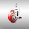 Service Caster 3 Inch 316SS Red Polyurethane Swivel 12mm Threaded Stem Caster with Brake SCC-SS316TS20S314-PPUB-RED-TLB-M1215 - alternate 4